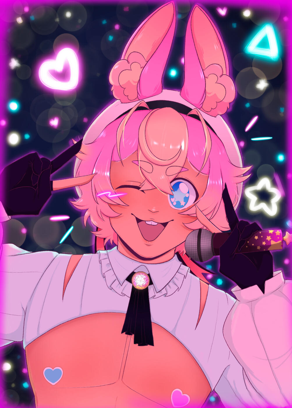 Vtuber card art for myself