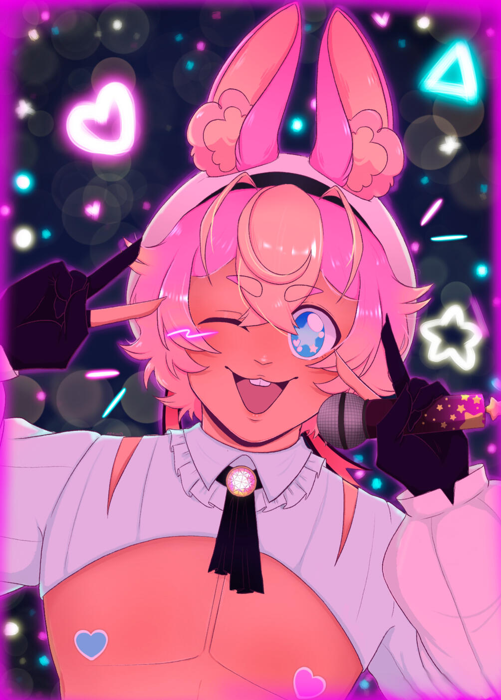 Vtuber card art for myself